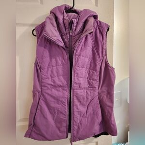 Women's Purple Quilted Jacket